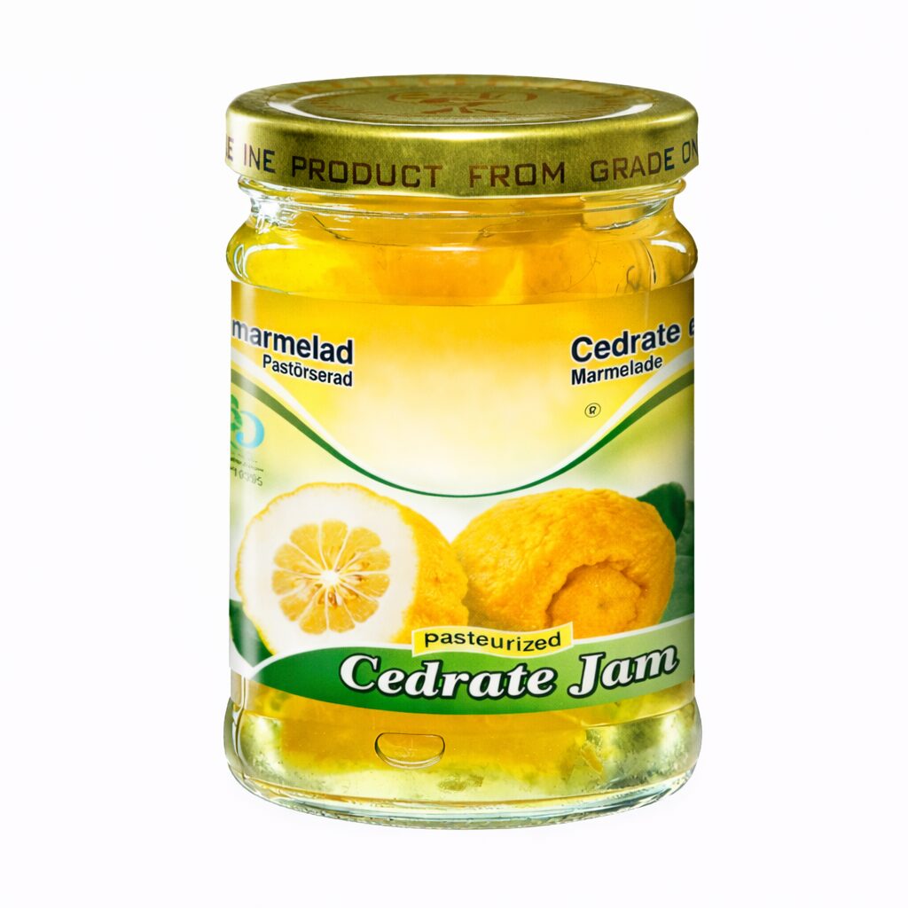Bitter-sweet cedrate jam