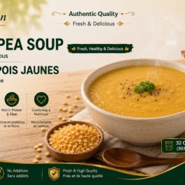 Yellow pea soap